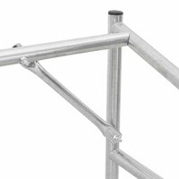 Haardhoutrek met regenhoes 150,5x100,5x110,5 cm staal 9