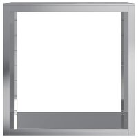 Haardhoutrek 100x40x100 cm gegalvaniseerd staal 4