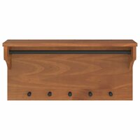 Wandkapstok SANDNES 87x30x42 cm massief grenenhout 5