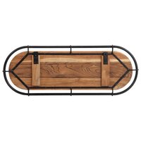 Wandkapstok met 5 haken massief acaciahout 5