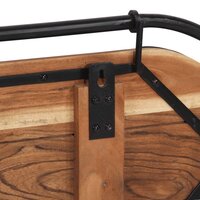 Wandkapstok met 5 haken massief acaciahout 8