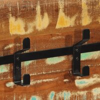 Wandkapstok met 5 haken massief gerecycled hout 7