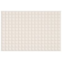 Verzwaringsdeken 120x180 cm 5 kg stof lichtcr&egrave;mekleurig 3