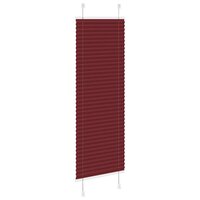 Pliss&eacute; rolgordijn 40x150 cm stofbreedte 39,4 cm bordeauxrood 4