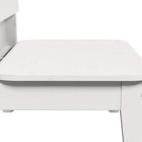 Tuinstoel 60x52,5x72 cm massief grenenhout wit 6