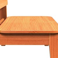 Tuinstoel 60x52,5x72 cm massief grenenhout wasbruin 6