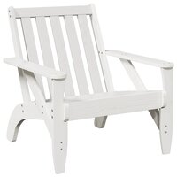Tuinstoel Adirondack 75x77x77 cm massief grenenhout wit 2