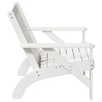 Tuinstoel Adirondack 75x77x77 cm massief grenenhout wit 4