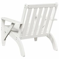 Tuinstoel Adirondack 75x77x77 cm massief grenenhout wit 5