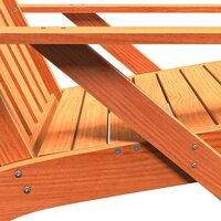 Tuinstoel Adirondack 75x77x77 cm massief grenenhout wasbruin 6