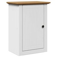 Badkamerwandkast BODO 44x30x60 cm wit en bruin 2