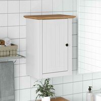 Badkamerwandkast BODO 44x30x60 cm wit en bruin 3
