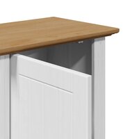 Badkamerwandkast BODO 44x30x60 cm wit en bruin 7