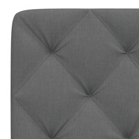 Hoofdbordkussen 80 cm stof donkergrijs 7