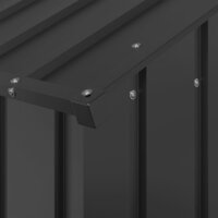 Hondenhok met dak 113x153x101 cm gegalvaniseerd staal 6