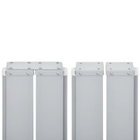 Windscherm uittrekbaar 100x600 cm rood 8