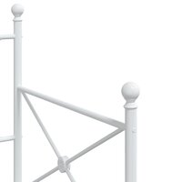 Slaapbank zonder matras 80x200 cm staal wit 8