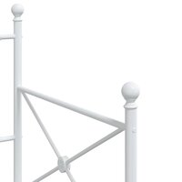 Slaapbank zonder matras 90x200 cm staal wit 8