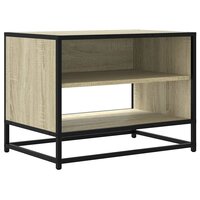Tv-meubel 61x40x46 cm bewerkt hout metaal sonoma eikenkleurig 2