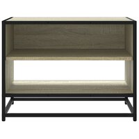 Tv-meubel 61x40x46 cm bewerkt hout metaal sonoma eikenkleurig 4