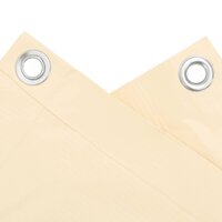 Balkonscherm 700x120 cm PVC cr&egrave;mekleurig 4