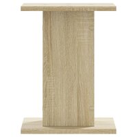 Plantenstandaards 2 st 30x30x40 cm bewerkt hout sonoma eiken 4
