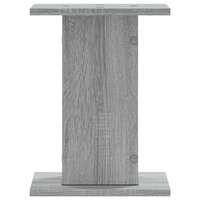 Plantenstandaards 2 st 30x30x40 cm bewerkt hout grijs sonoma 4