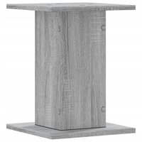 Plantenstandaards 2 st 30x30x40 cm bewerkt hout grijs sonoma 7