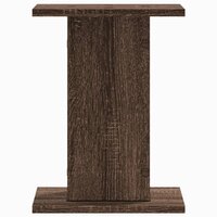 Plantenstandaards 2 st 30x30x40 cm bewerkt hout bruin eiken 6