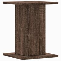 Plantenstandaards 2 st 30x30x40 cm bewerkt hout bruin eiken 7