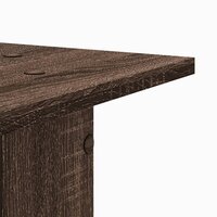 Plantenstandaards 2 st 30x30x40 cm bewerkt hout bruin eiken 8