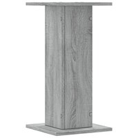 Plantenstandaards 2 st 30x30x60 cm bewerkt hout grijs sonoma 7