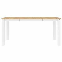 5-delige Eethoek Panama massief grenenhout wit 9