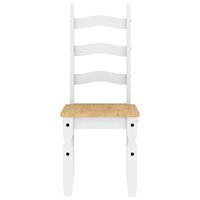 3-delige Eethoek Panama massief grenenhout wit 8