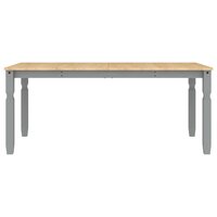 3-delige Eetset Panama massief grenenhout grijs 9