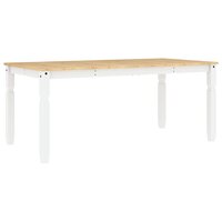 3-delige Eethoek Panama massief grenenhout wit 5