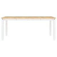 3-delige Eethoek Panama massief grenenhout wit 9