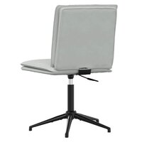 Eetkamerstoel fluweel lichtgrijs 5