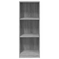 Boekenkast 40x24x109 cm bewerkt hout grijs sonoma eikenkleurig 5