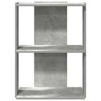 Boekenkast 3-laags 60x30x80 cm bewerkt hout betongrijs 4