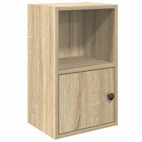 Boekenkast 31x24x52 cm bewerkt hout sonoma eikenkleurig 2