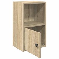 Boekenkast 31x24x52 cm bewerkt hout sonoma eikenkleurig 4