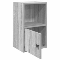 Boekenkast 31x24x52 cm bewerkt hout grijs sonoma eikenkleurig 4