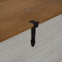 Opbergkist HALDEN wit 91x91x47 cm massief grenenhout 7