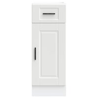 Keuken onderkast &quot;Porto&quot; bewerkt hout wit 4