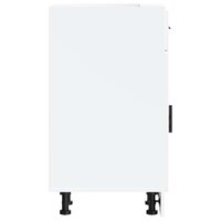 Keuken onderkast &quot;Porto&quot; bewerkt hout wit 6