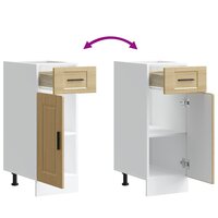 Keuken onderkast &quot;Porto&quot; bewerkt hout sonoma eikenkleurig 9