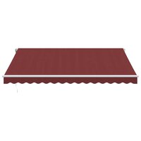 Luifel automatisch uittrekbaar 400x300 cm bordeauxrood 3