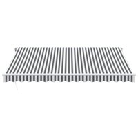 Luifel automatisch uittrekbaar 400x300 cm antraciet en wit 3