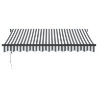 Luifel automatisch uittrekbaar 300x250 cm antraciet en wit 3